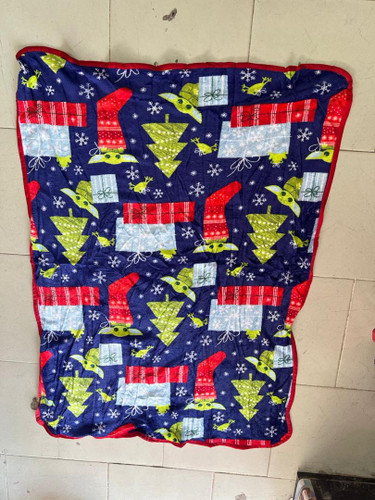 پتو نوزاد طرح کریسمس آدم فضایی 👽