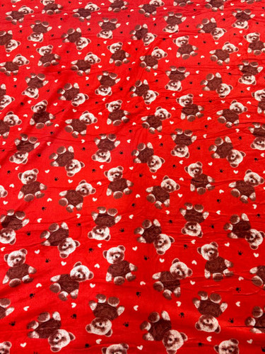 پتو ژله ای طرح بلویی تدی بر