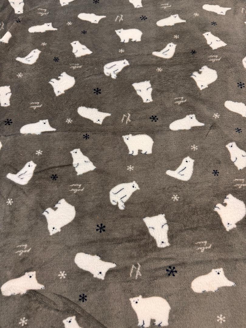 پتو یک نفره ژله ای طرح خرس قطبی