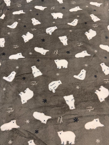 پتو یک نفره ژله ای طرح خرس قطبی