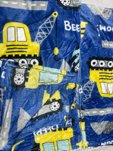 پتو ژله ای یک نفره طرح بیل مکانیک