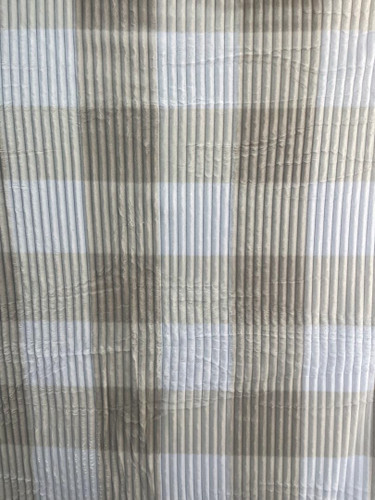 پتو مسافرتی یک نفره طرح پلیسه چهارخونه