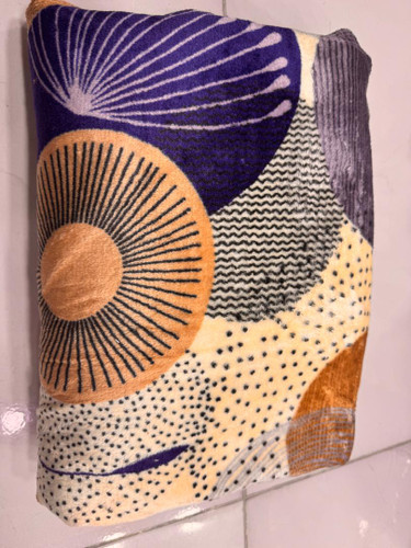 پتو ژله ای یک نفره طرح دار