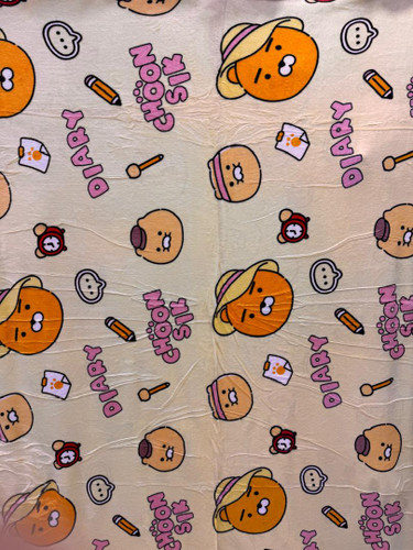 پتو ژله ای یک نفره طرح دار عروسکی