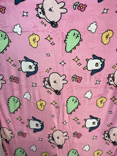 پتو ژله ای یک نفره طرح دار عروسکی