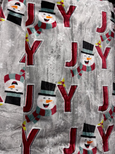 پتو ژله ای یک نفره گرم بالا طرح آدم برفی🐾