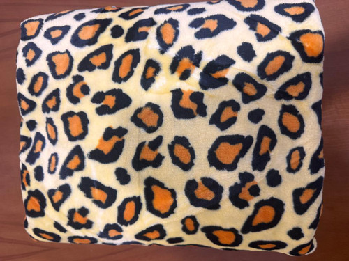 پتو ژله ای طرح پوست حیوانی پلنگی