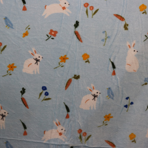 پتو مسافرتی یک نفره گرم بالا طرح خرگوش