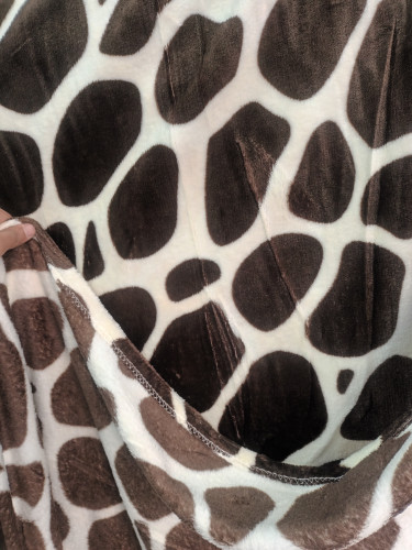 پتو ژله ای دونفره طرح پوست زرافه