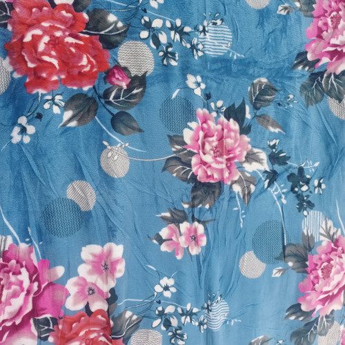 پتو مسافرتی دونفره گرم بالا گلدار