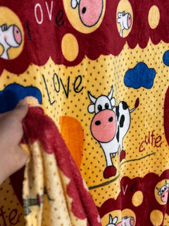 پتو ژله ای یک نفره طرح گوساله بامزه🐮