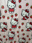 پتو ژله ای کودک طرح کیتی و توت فرنگی 🍓