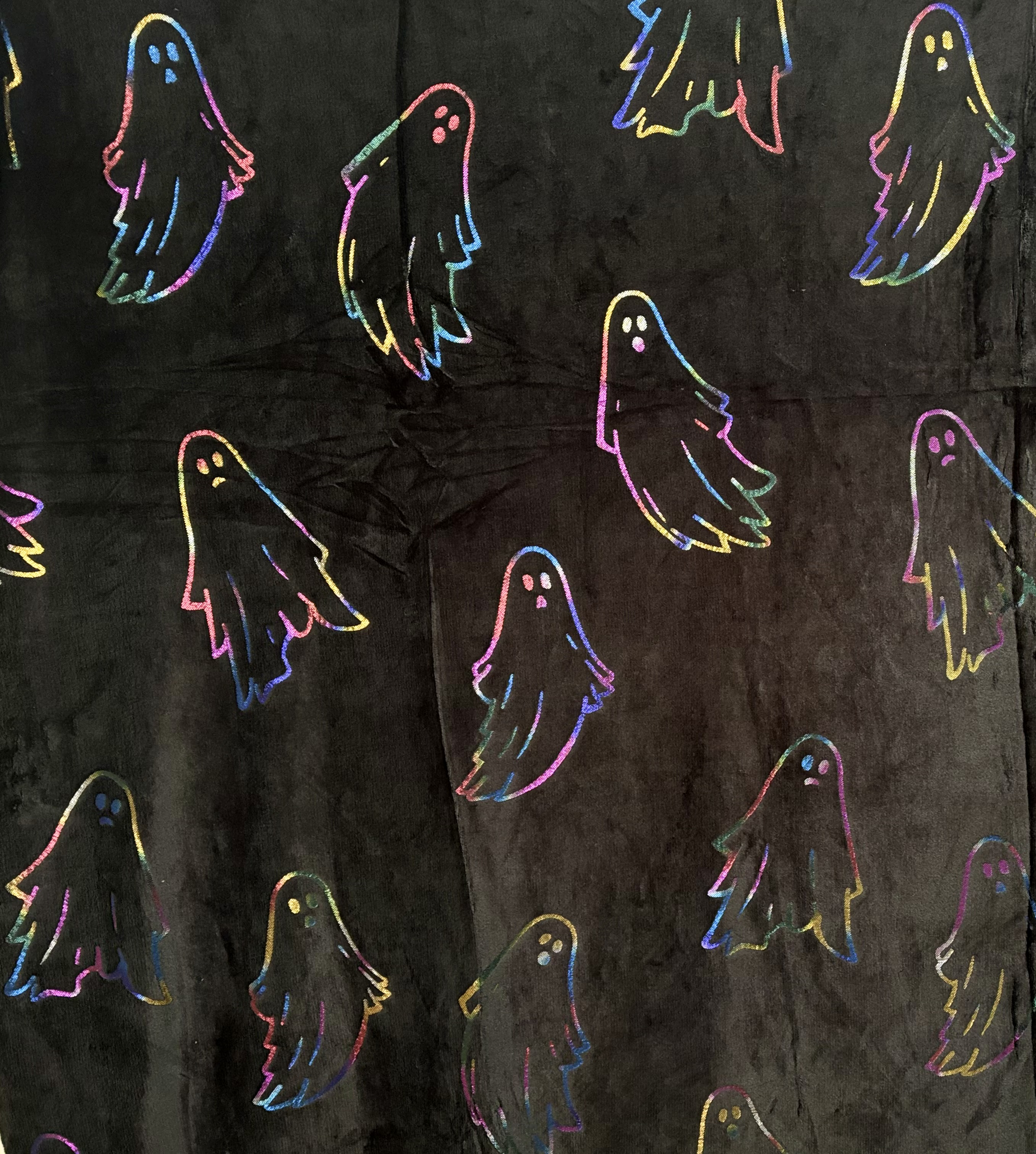 پتو نقره کوب یک نفره طرح روح 👻