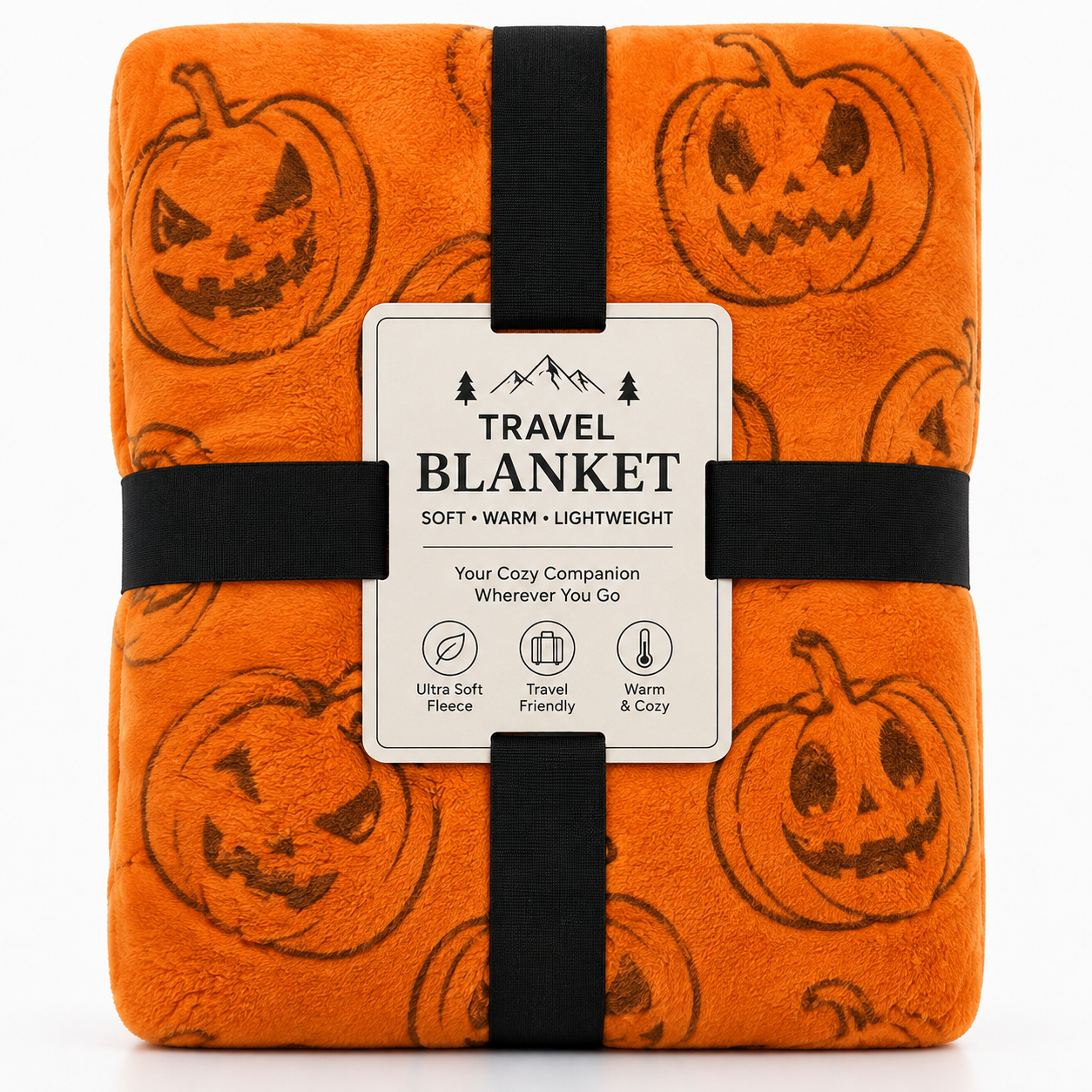 پتو نقره کوب طرح کدو هالووین 🎃